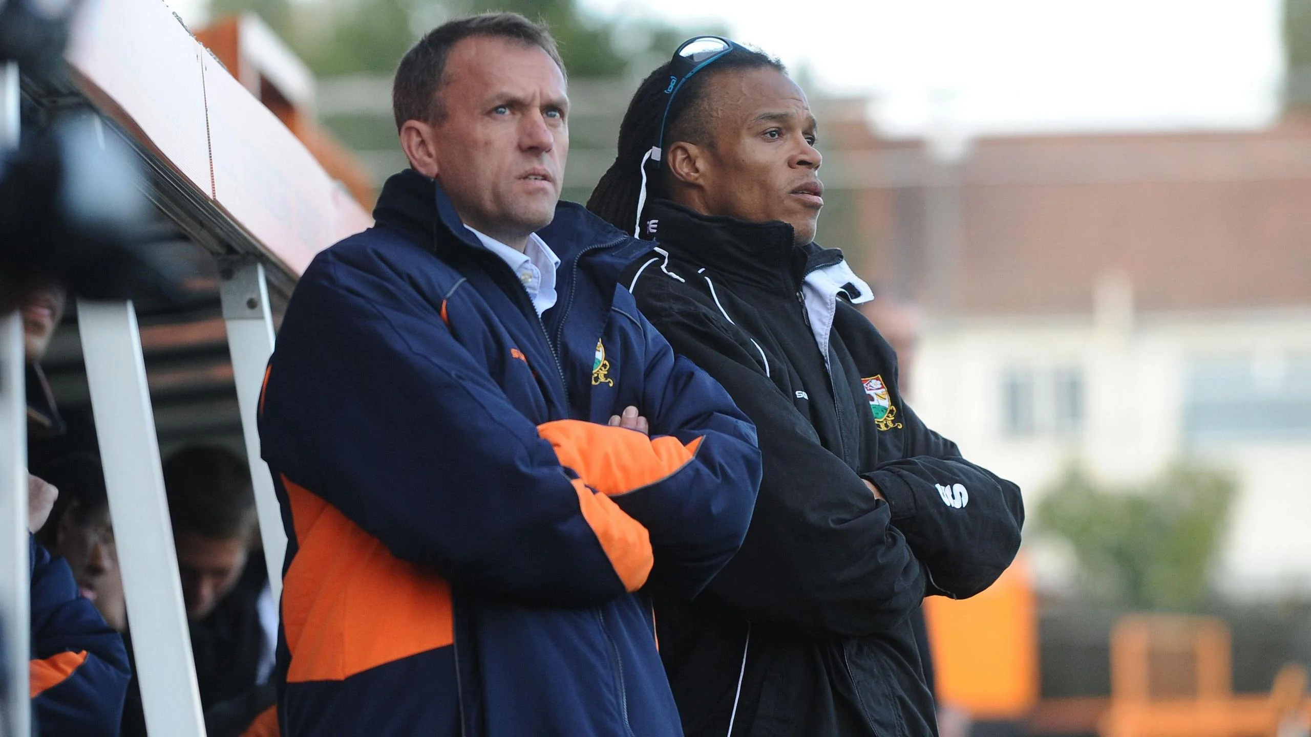 Mark Robson and Edgar Davids